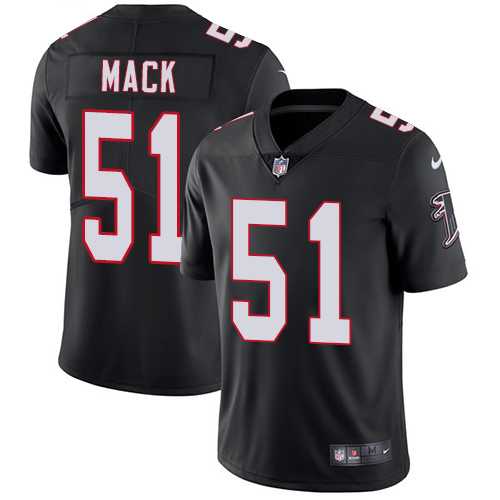 Nike Atlanta Falcons #51 Alex Mack Black Alternate NFL Vapor Untouchable Limited Jersey,We sell and wholesale Nike Atlanta Falcons #51 Alex Mack Black Alternate NFL Vapor Untouchable Limited Jersey on line form chian!